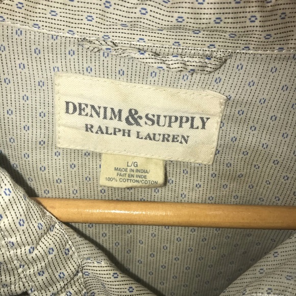 🚨SOLD🚨 RL Denim & Supply pearl snap button down - Picture 4 of 8